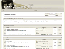 Tablet Screenshot of forums.dannystewart.com